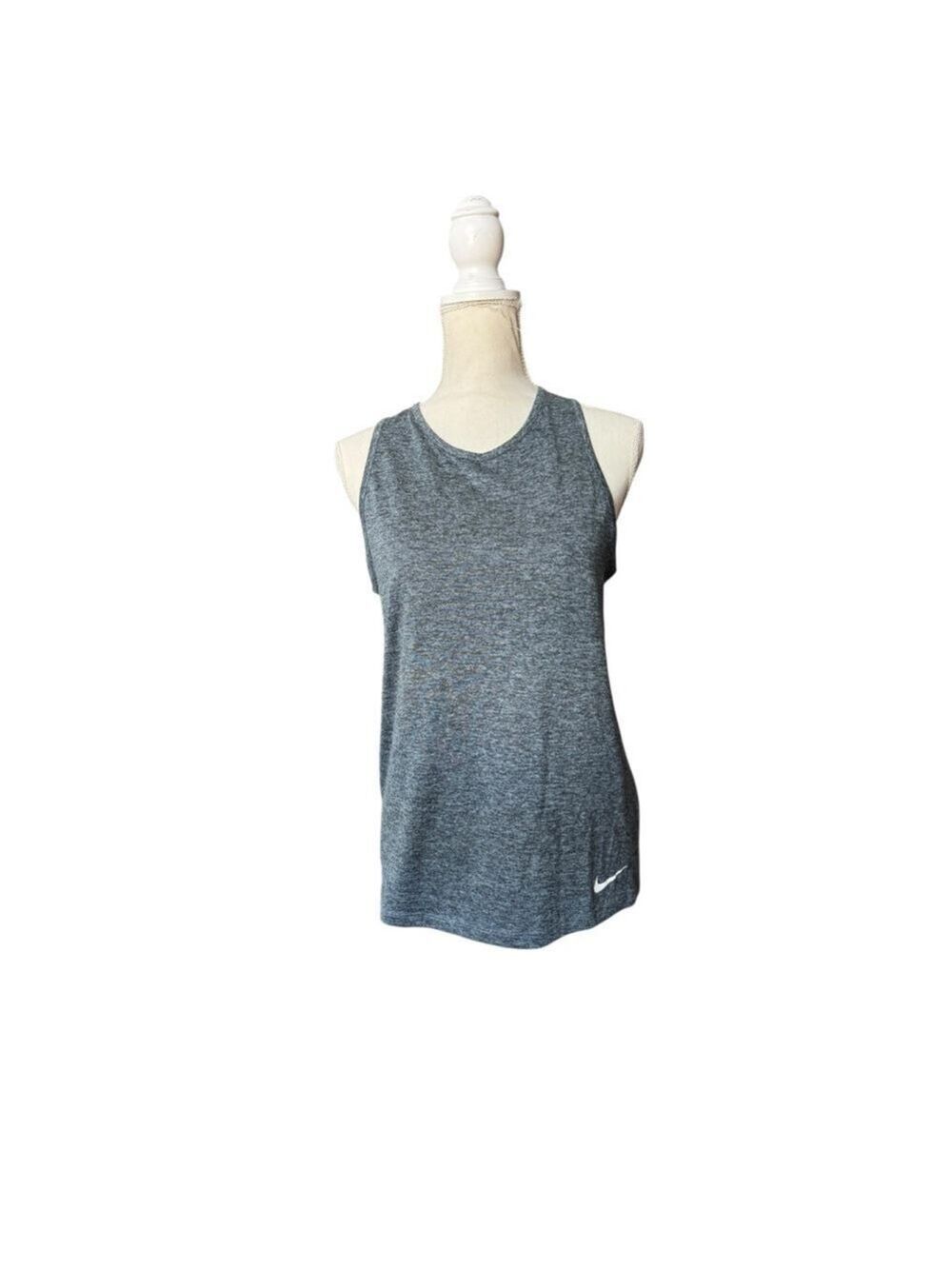 Women's Nike Gray Dri-FIT Tank Top S